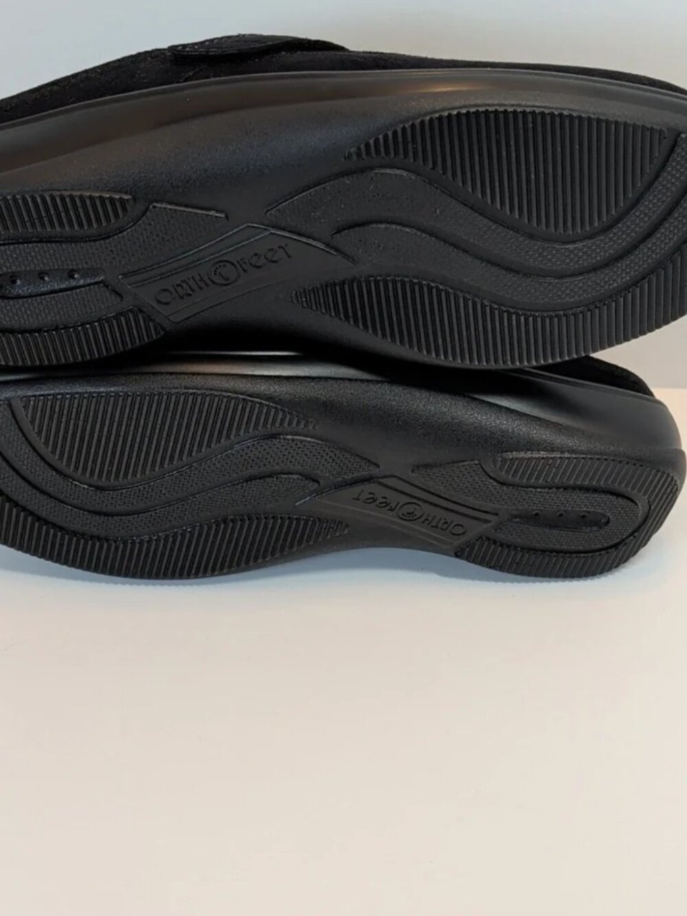 Orthofeet Women's Orthopedic Stretch Knit Louise Black Slip-On Shoes Size 7.5 - Picture 4 of 10